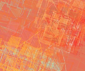 Abstract painting on canvas. Hand made art. Colorful texture. Modern artwork. Strokes of fat paint. Brushstrokes. Contemporary art. Artistic background image.