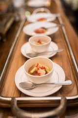 ceviche com maçã verde