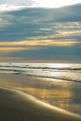 Quiet sunrise on the beach at Hilton Head Island SC