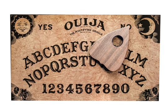 ouija board isolated