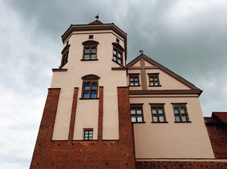 Mir, Belarus - June 13, 2018: Mir Castle Complex in Belarus, UNESCO World Heritage