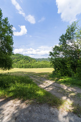 Fototapeta na wymiar Czech landscape background. 