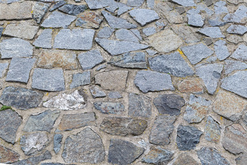 granite stones old square shabby cobblestone gray pattern background base design