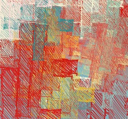 Abstract painting on canvas. Hand made art. Colorful texture. Modern artwork. Strokes of fat paint. Brushstrokes. Contemporary art. Artistic background image.