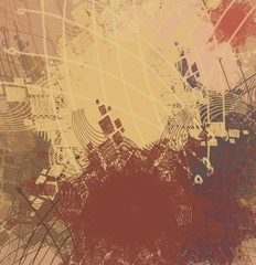 Abstract painting on canvas. Hand made art. Colorful texture. Modern artwork. Strokes of fat paint. Brushstrokes. Contemporary art. Artistic background image.