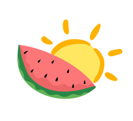 watermelon summer symbol