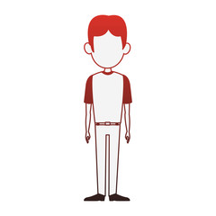 Man cartoon isolated vector illustration graphic design