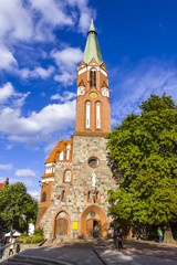 St.George's Roman Catholic Church in Sopot, Poland - obrazy, fototapety, plakaty