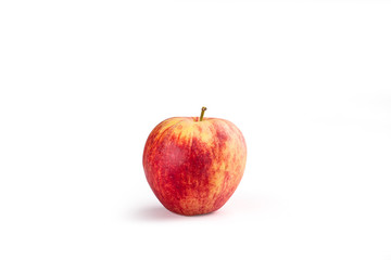 Red Apple On White Front View 2