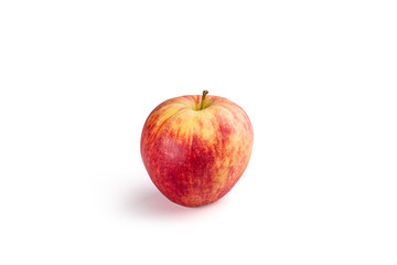 Red Apple On White Front View
