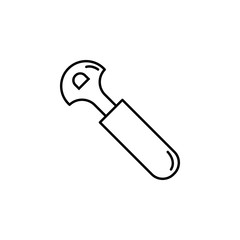 Pizza knife icon. Element of drinks icon for mobile concept and web apps. Thin line Pizza knife icon can be used for web and mobile. Premium icon