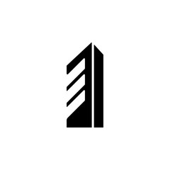 office building icon. Element of banking and finance icon for mobile concept and web apps. Glyph style office building icon can be used for web and mobile. Premium icon