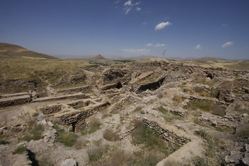 Ancient ruins of the Takht-e Soleyman, Iran