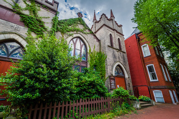 Fototapeta na wymiar A church in Georgetown, Washington, DC.
