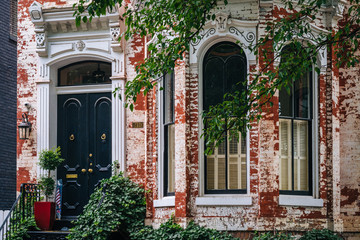 Fototapeta na wymiar A house in Georgetown, Washington, DC.