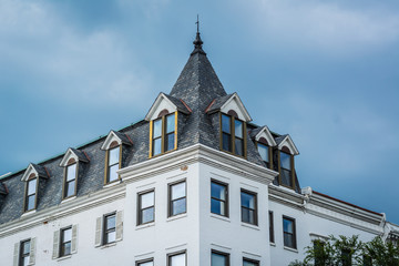 Historic building on Wisconsin Avenue, in Georgetown, Washington, DC.