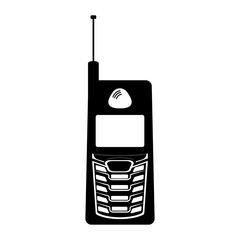 Isolated old cellphone icon