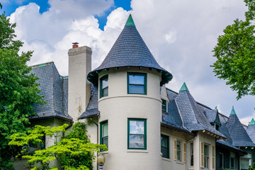 Row houses in Georgetown, Washington, DC