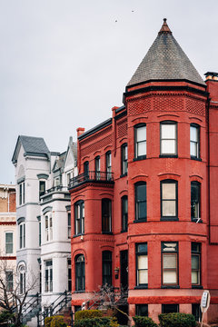 Row Houses In Capitol Hill, Washington, DC