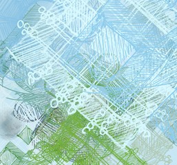 Abstract painting on canvas. Hand made art. Colorful texture. Modern artwork. Strokes of fat paint. Brushstrokes. Contemporary art. Artistic background image.