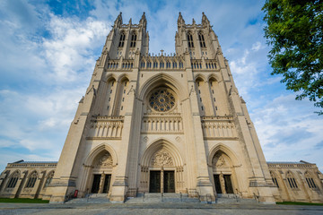 Fototapeta na wymiar The Washington National Cathedral, in Washington, DC.
