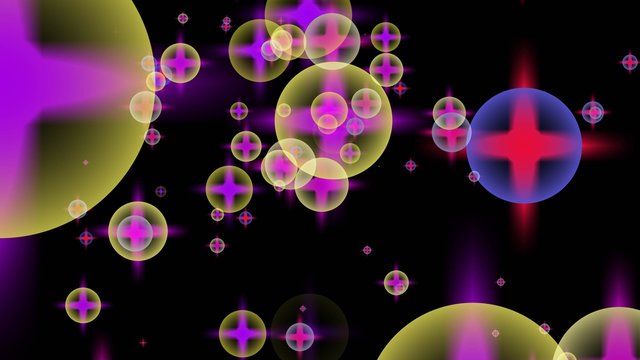 Realistic soapy colorful bubbles with black background- soap bubbles background 