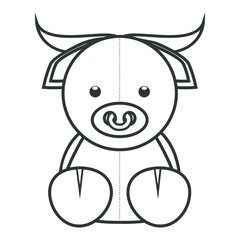 Abstract cute animal