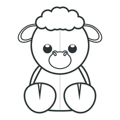 Abstract cute animal