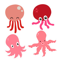 squid character vector design