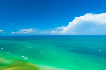 Aerial view of South Beach. Miami Beach. Florida. USA. 