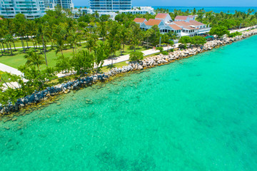 Fototapeta na wymiar Aerial view of South Beach. Miami Beach. Florida. USA. 