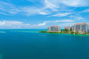 Aerial view of South Beach. Miami Beach. Florida. USA. 