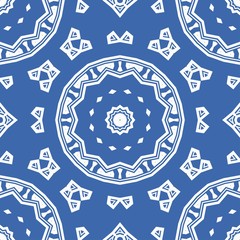 Abstract Vector seamless pattern with abstract geometric style. Repeating sample figure and line. For modern interiors design, wallpaper, textile industry.