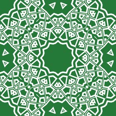 Round lace pattern for paisley , circle background with floral style. vector illustration. purple color.