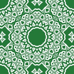 Seamless stylish vector illustration with geometric ornament pattern. Abstract design. For wallpaper, decorative design