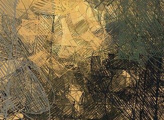 Abstract painting on canvas. Hand made art. Colorful texture. Modern artwork. Strokes of fat paint. Brushstrokes. Contemporary art. Artistic background image.