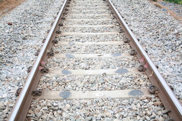 Naklejka premium Korea rail road crossing