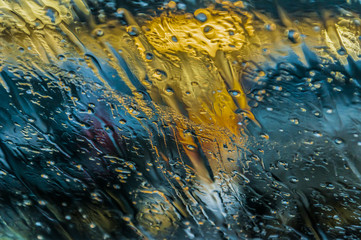 Deszcz na szybie © Bea