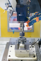 CNC machining center cutting mold