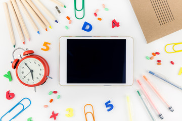 Back to school concept with office supplies