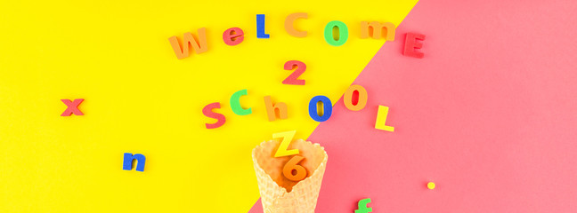 Obraz premium Back to school concept