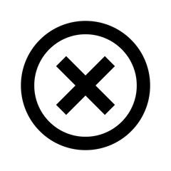 cross mark sign 