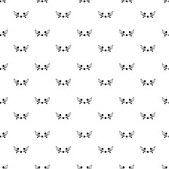 Hand drawn floral seamless pattern