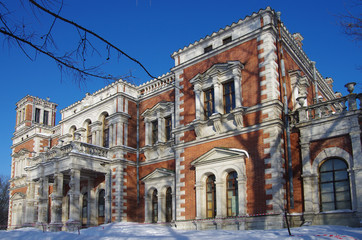 Fototapeta premium BYKOVO, MOSCOW REGION, RUSSIA - March, 2018: Manor Bykovo. The main palace