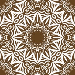 Modern floral ornament. Vector color mandala illustration, Designed for Web, Poster, Label and Other
