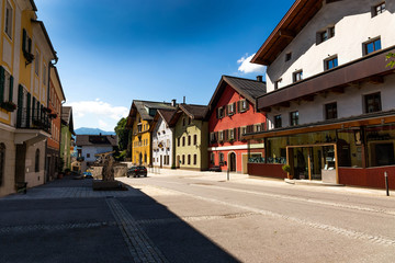 Fototapeta na wymiar Werfen village in Austria