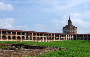 Fototapeta premium KIRILLOV, RUSSIA - August, 2017: Kirillo-Belozersky monastery near City Kirillov, Vologda region, Russia
