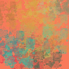 Abstract painting on canvas. Hand made art. Colorful texture. Modern artwork. Strokes of fat paint. Brushstrokes. Contemporary art. Artistic background image.