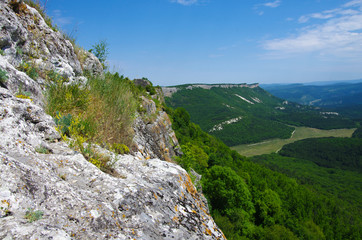 Fototapeta na wymiar Mangup, the Crimean Mountains