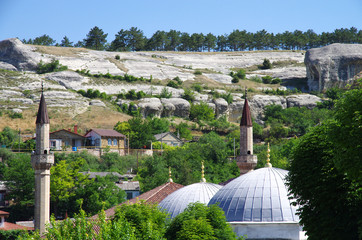BAKHCHISARAY, CRIMEA - June, 2018: The Khan's Palace or Hansaray